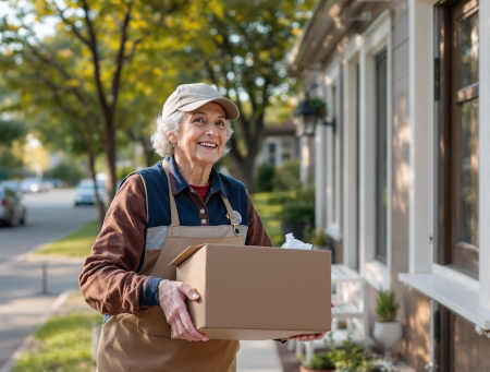 Photo of Faith-Based Delivery Volunteer smiling